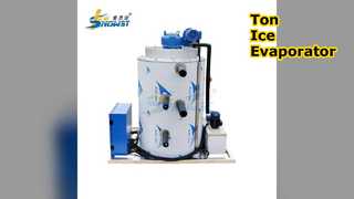 Planta evaporadora de flocos de gelo Ton