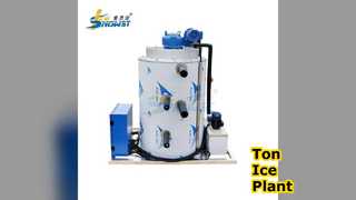 Controle PLC do fabricante de planta de gelo Ton Flake