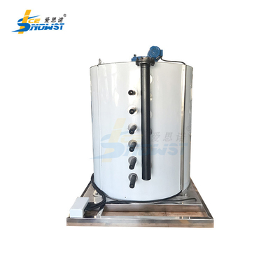 Sistema vertical do cilindro da máquina do evaporador do fabricante de gelo do floco de 5 toneladas