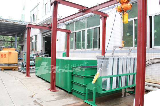 5 Ton Containerized Block Ice Machine que faz o sistema com o molde de aço inoxidável do gelo