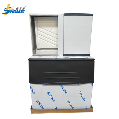 comprar Máquina de fazer gelo de aço inoxidável grande cubo para barra 1000kg 3800W online manufacture