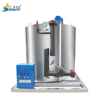comprar Máquina de evaporação de flocos de gelo de aço inoxidável SS304 de 10 toneladas com sistema de amônia online manufacture