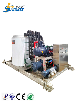 comprar Máquina de gelo de aço inoxidável automática 20 Ton Water Cooled do floco online manufacture