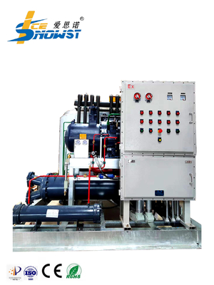 comprar Controle do PLC de 30 Ton Freshwater Flake Ice Machine para a indústria química online manufacture
