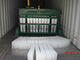 Máquina de gelo Containerized refrigeração do bloco da salmoura da salmoura de 10 toneladas