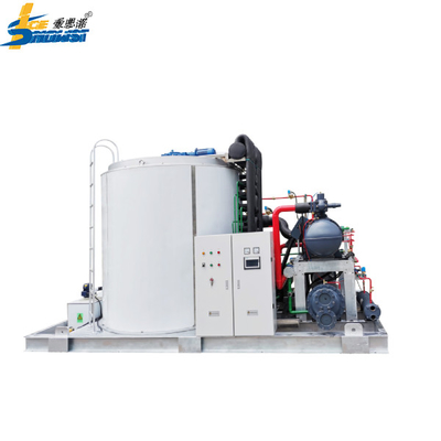Máquina automática de gelo industrial de flocos de água do mar de 40 toneladas para conservação de alimentos