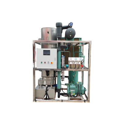 Máquina de gelo de tubo eficiente com compressor Bitzer para fabricação de gelo