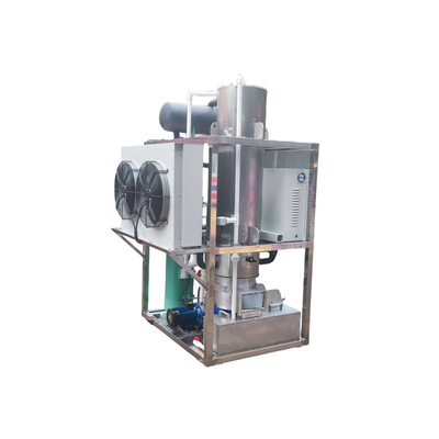 Sistema de controlo PLC Máquina de gelo de tubo Evaporador de aço inoxidável Fabricante de gelo tubular